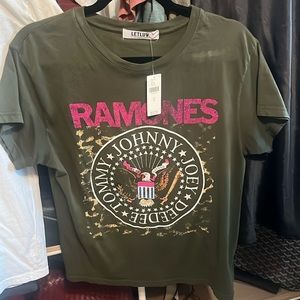 LetLuv Ramones Tee NWT